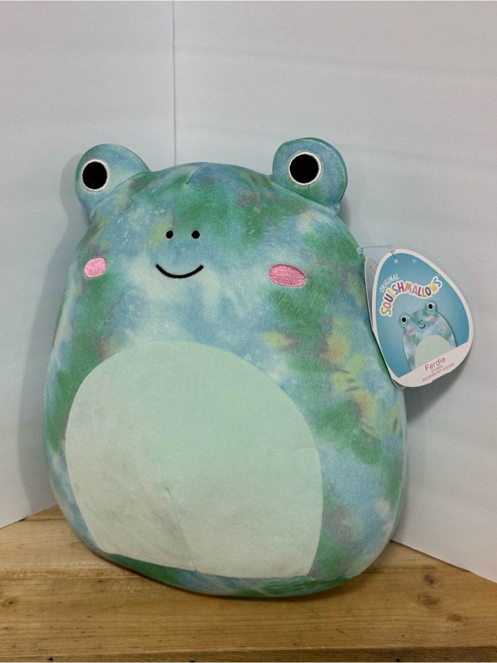 Squishmallows Fergie the Frog 11 Inch Tie Dye Plush Stuffed Animal Fergie BNWT